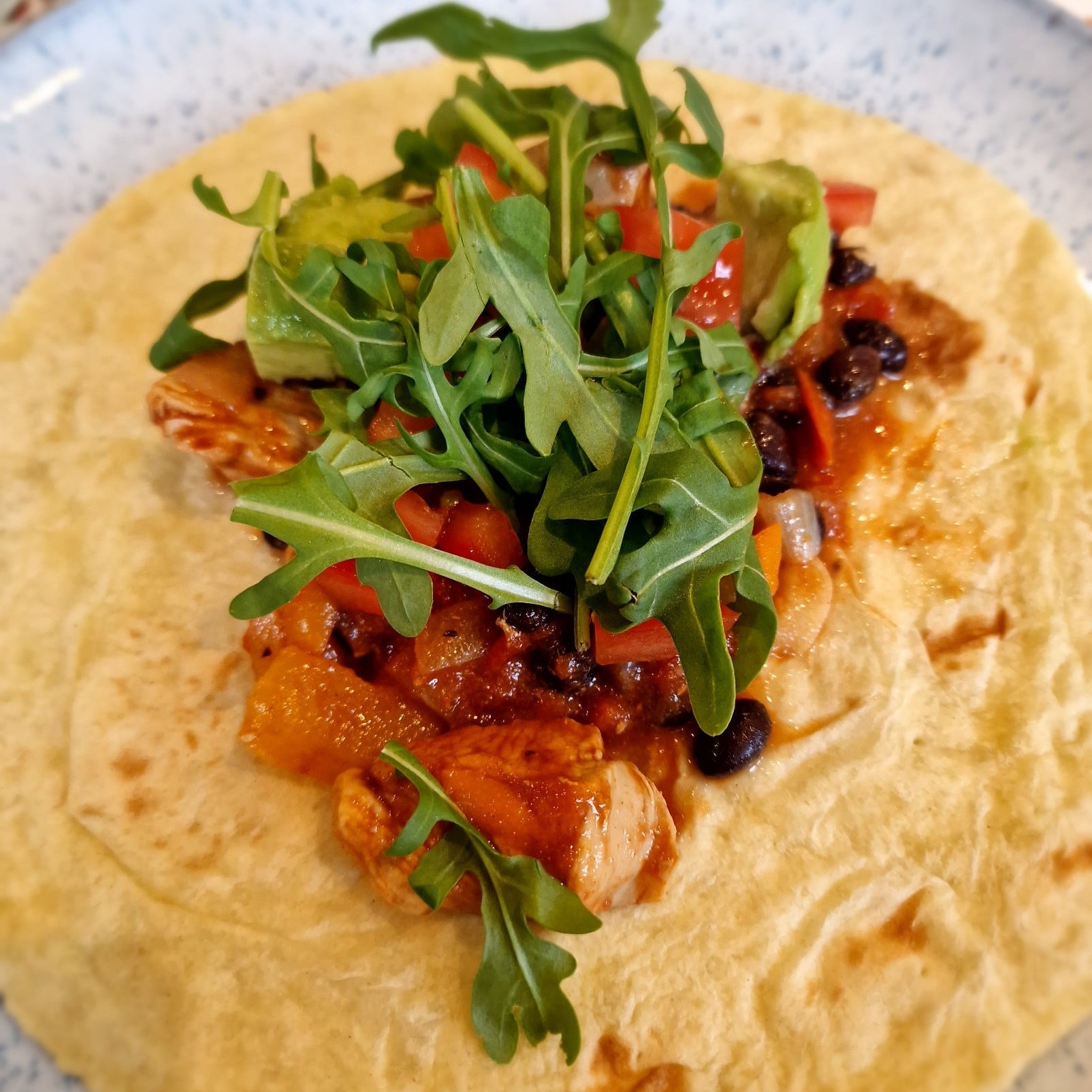 Chicken & Bean Fajitas