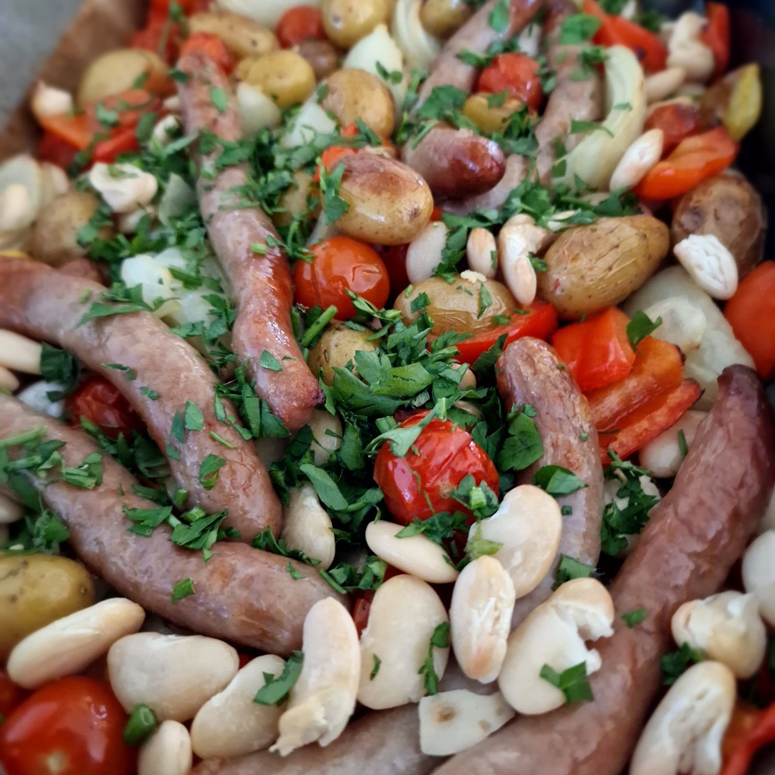 Sausage & Beans - Super Supper!