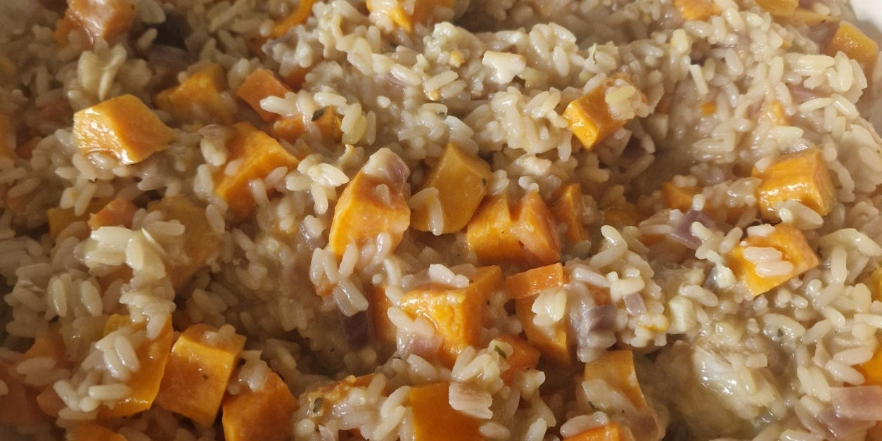 One-Pot Cod & Sweet Potato Rice (Easy Family Dinner)