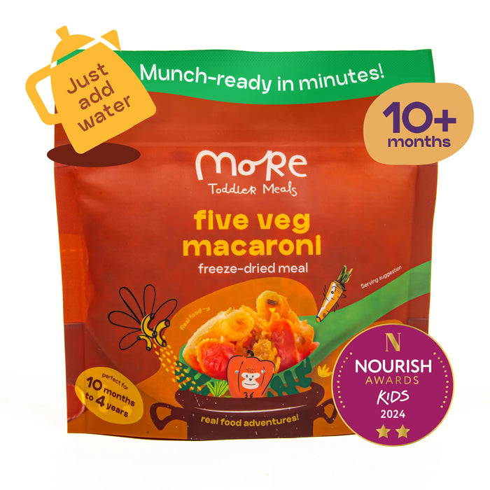 Five veg macaroni More Toddler Meals
