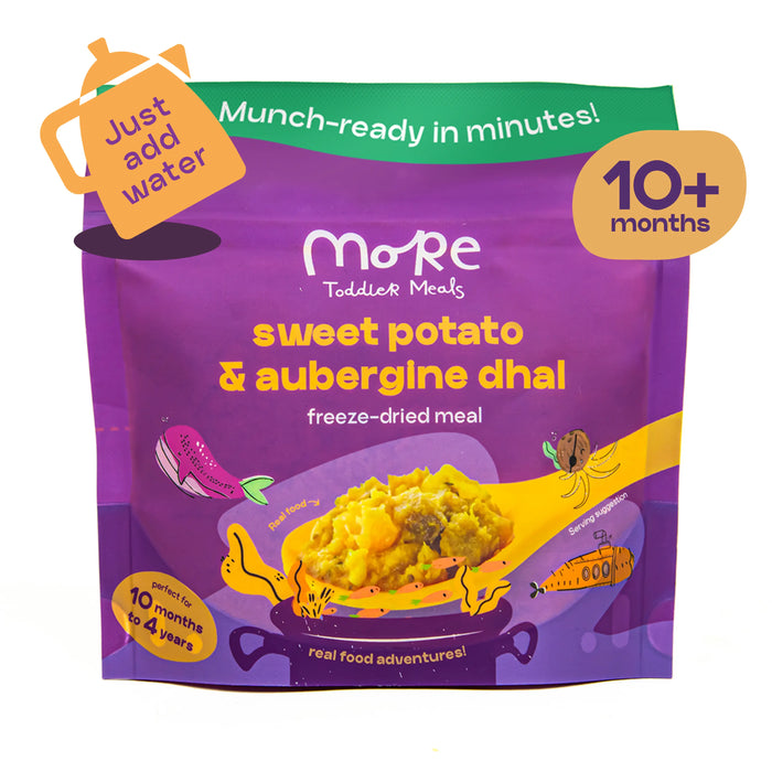 Sweet Potato & Aubergine Dhal More Toddler Meals